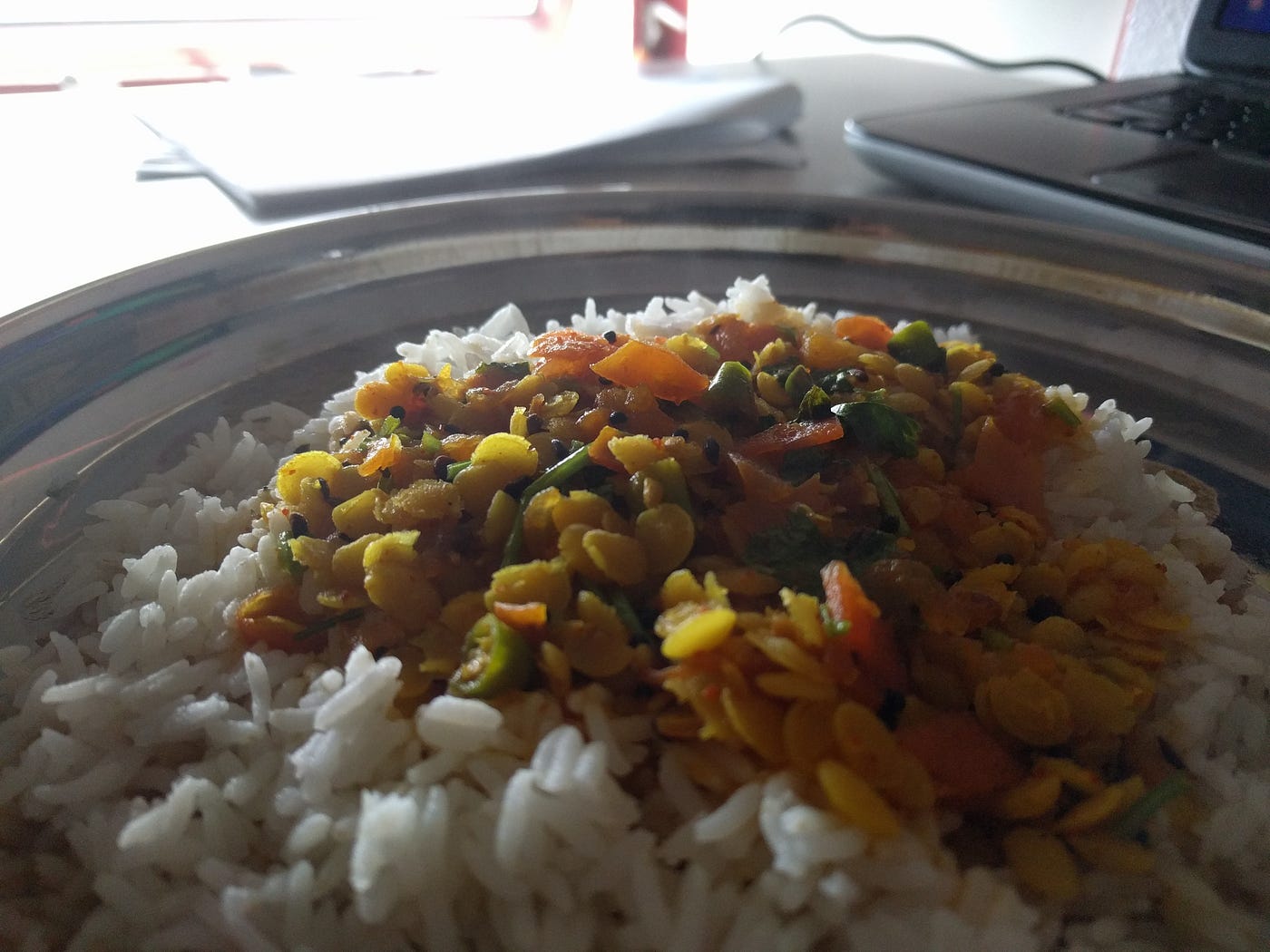 Rasam (Half-cooked dal)